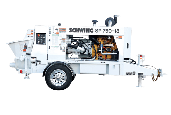 SP 750 Schwing concrete trailer pump