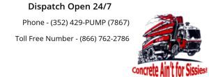 Picture containing availability and phone number of C&C Pumping Services Inc.